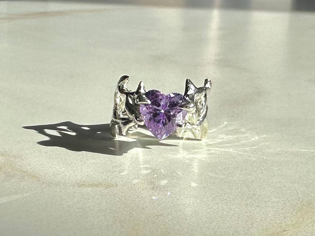 TH cubic zirconia ring