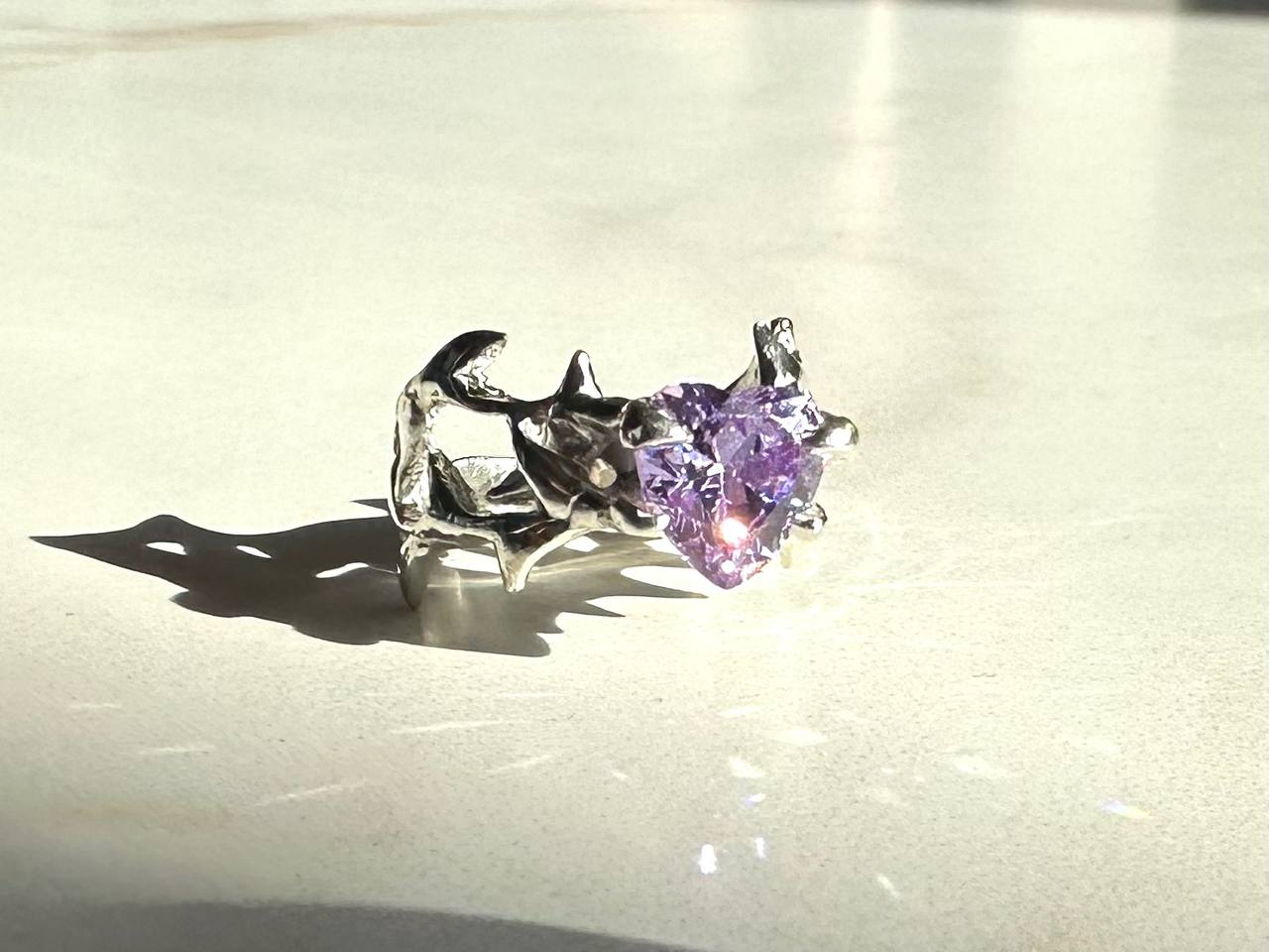 TH cubic zirconia ring