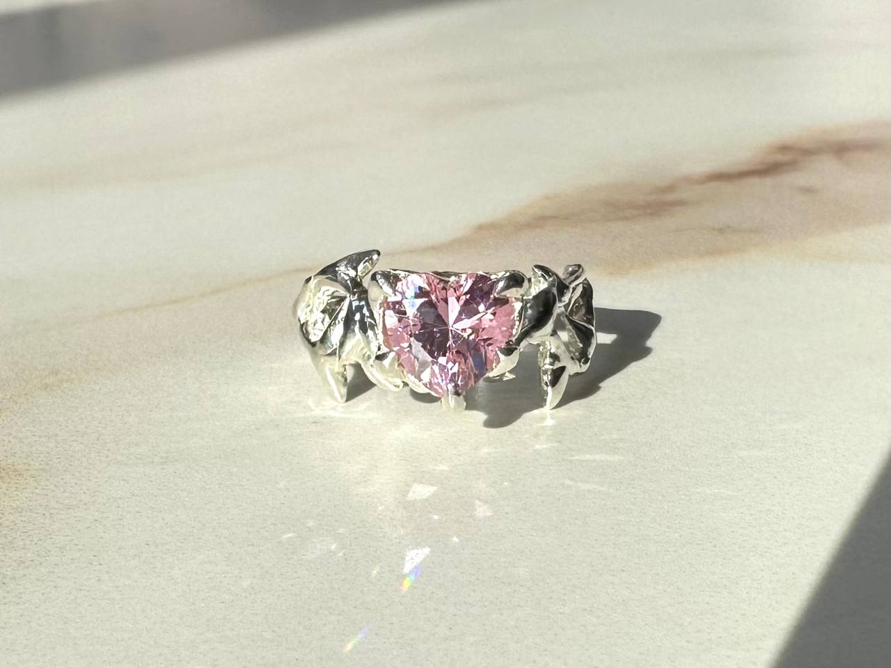 H3 cubic zirconia ring