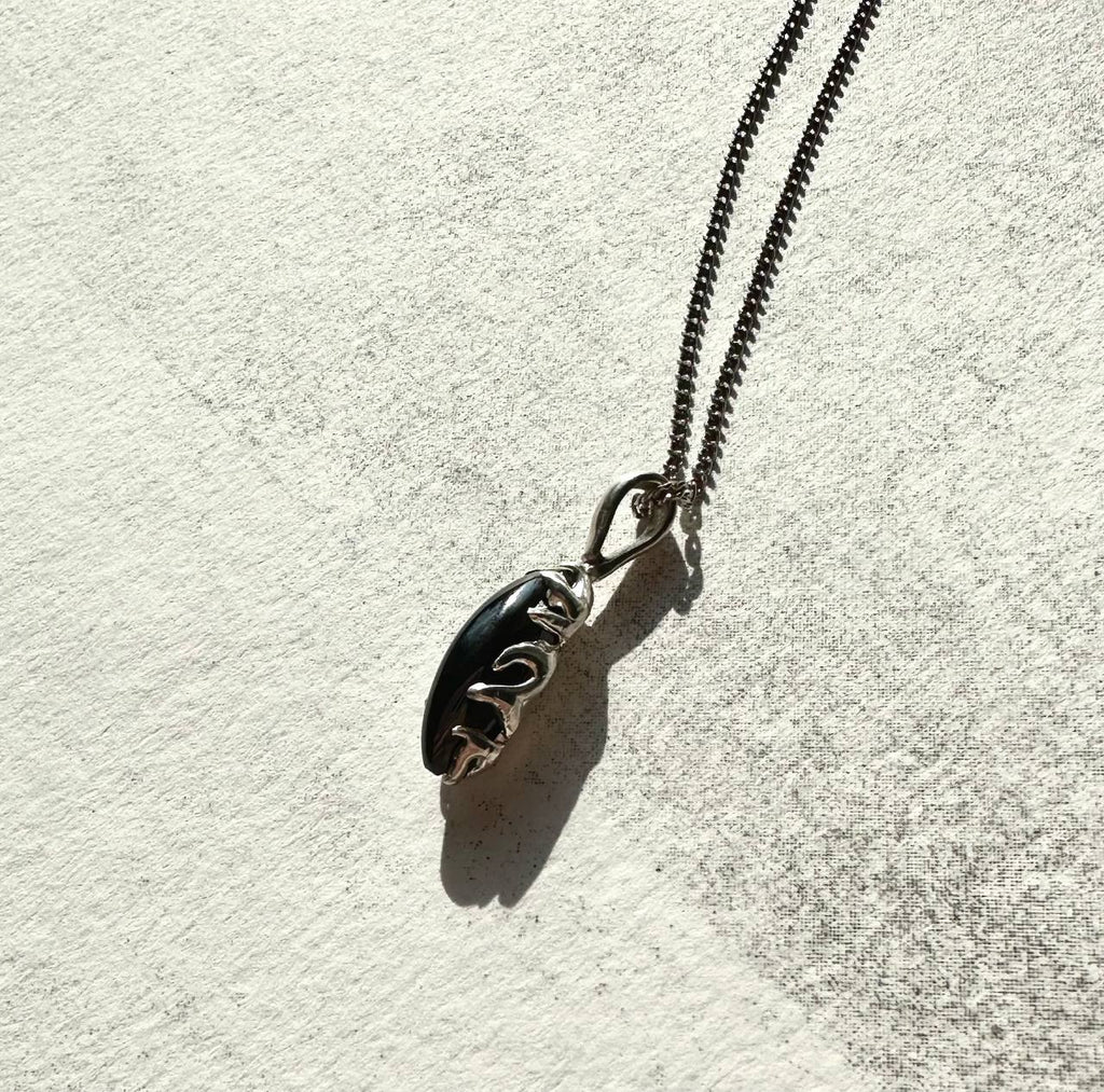 Black agate pendant