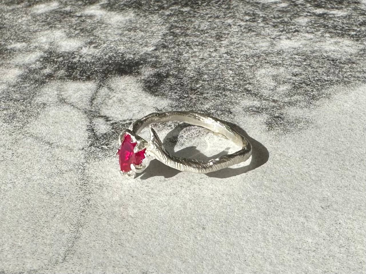 TB cubic zirconia ring