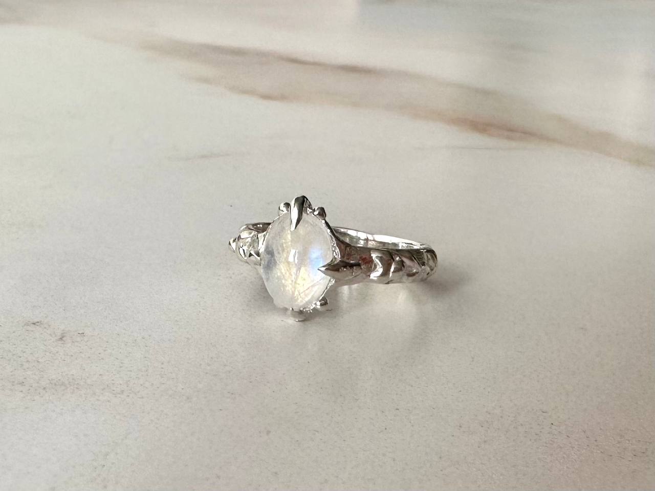 Moonstone ring