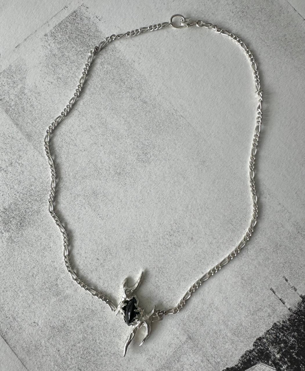 Black agate necklace