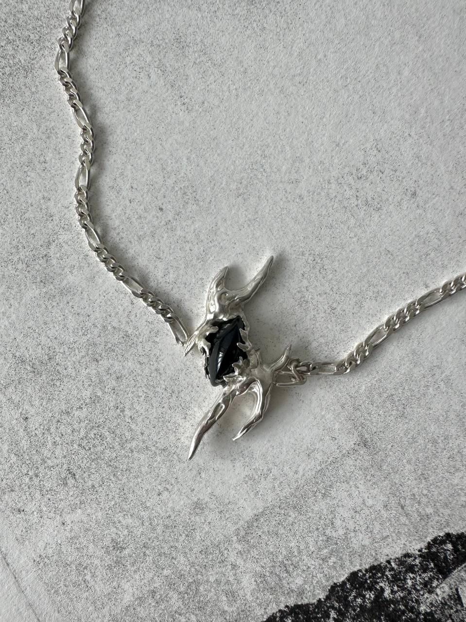 Black agate necklace