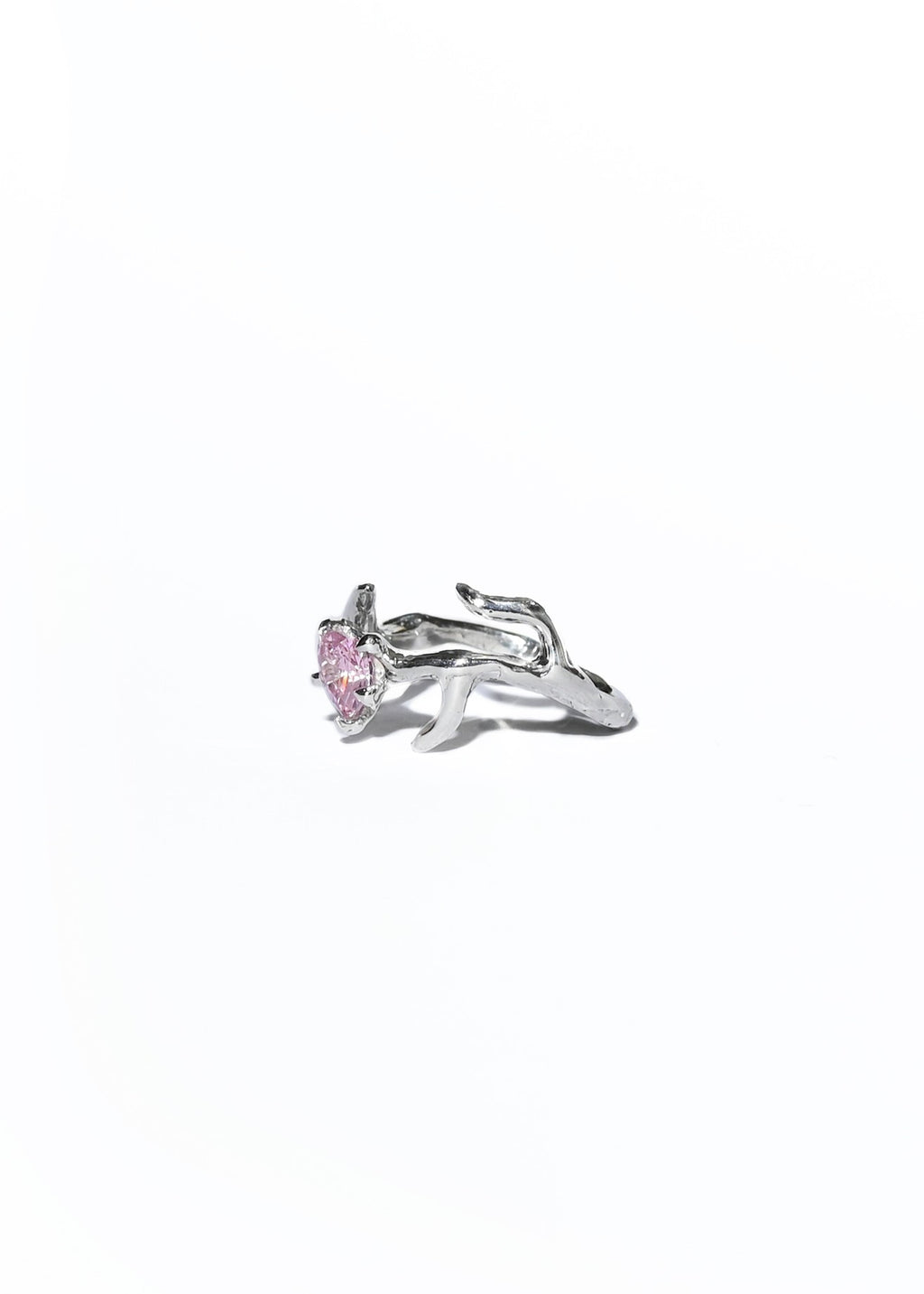 Heart cubic zirconia ring