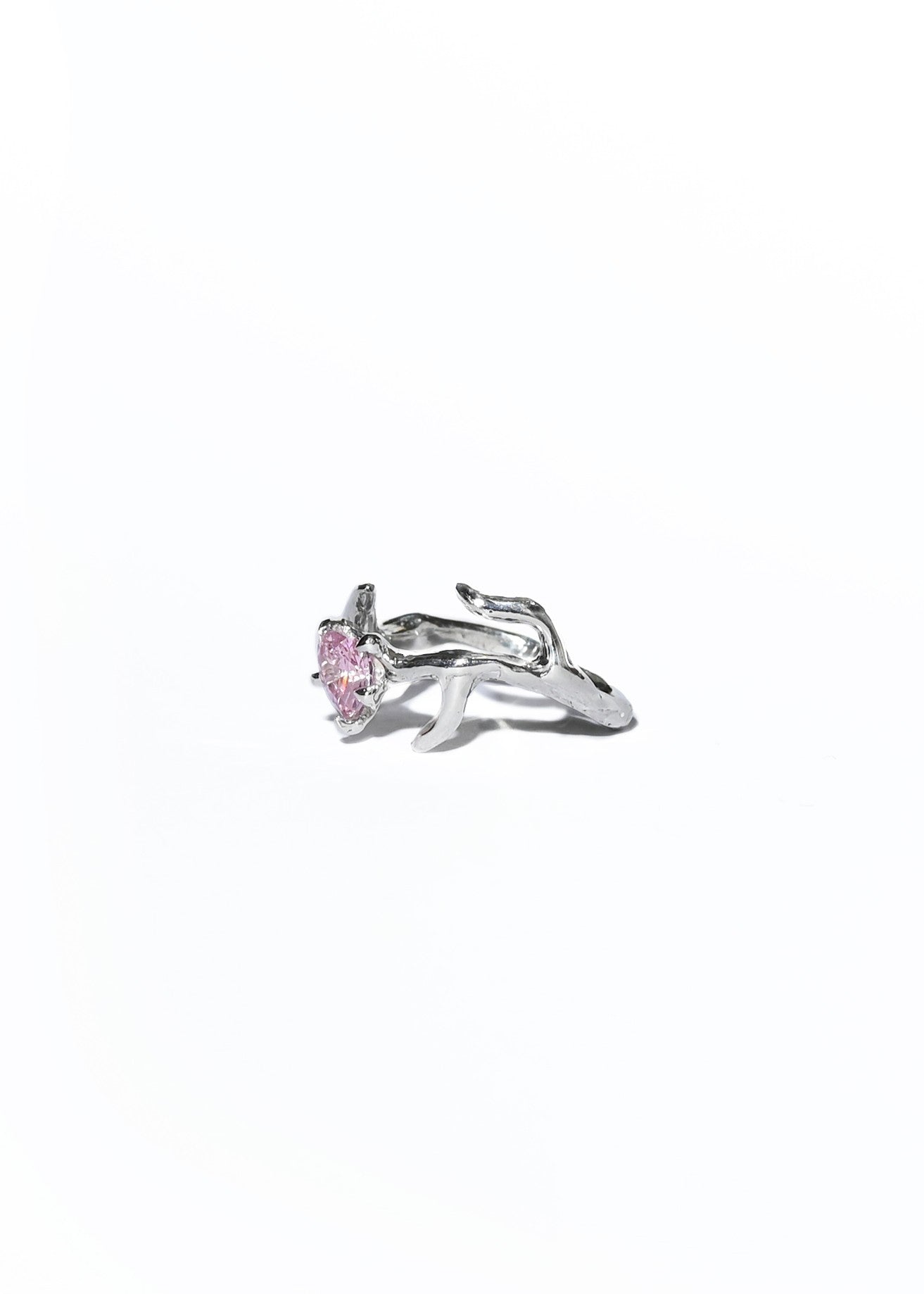 Heart cubic zirconia ring
