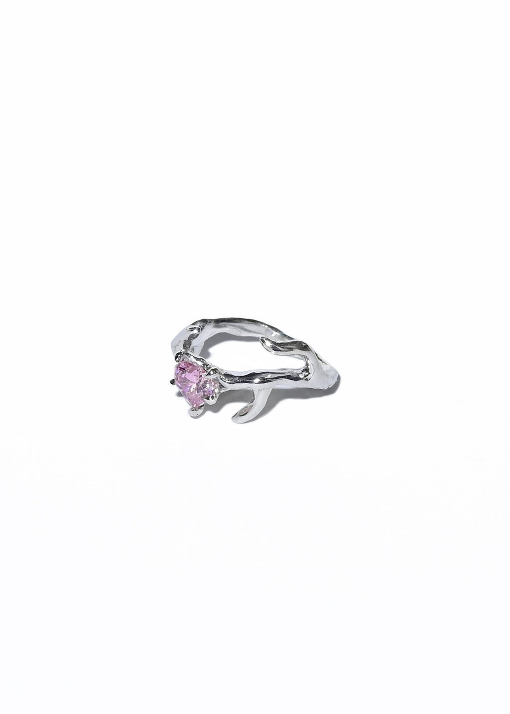 Heart cubic zirconia ring