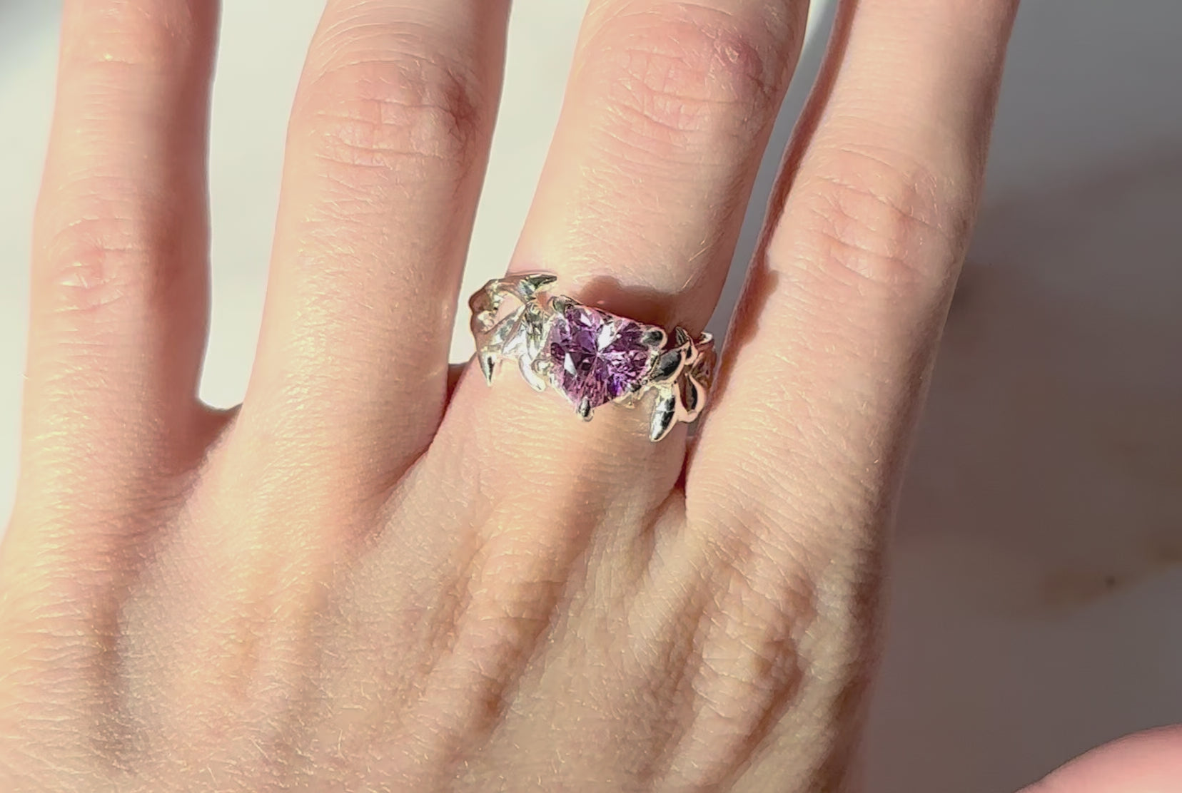 H3 cubic zirconia ring