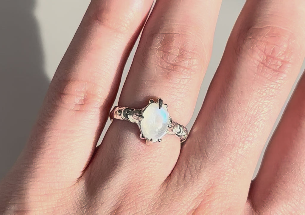 Moonstone ring
