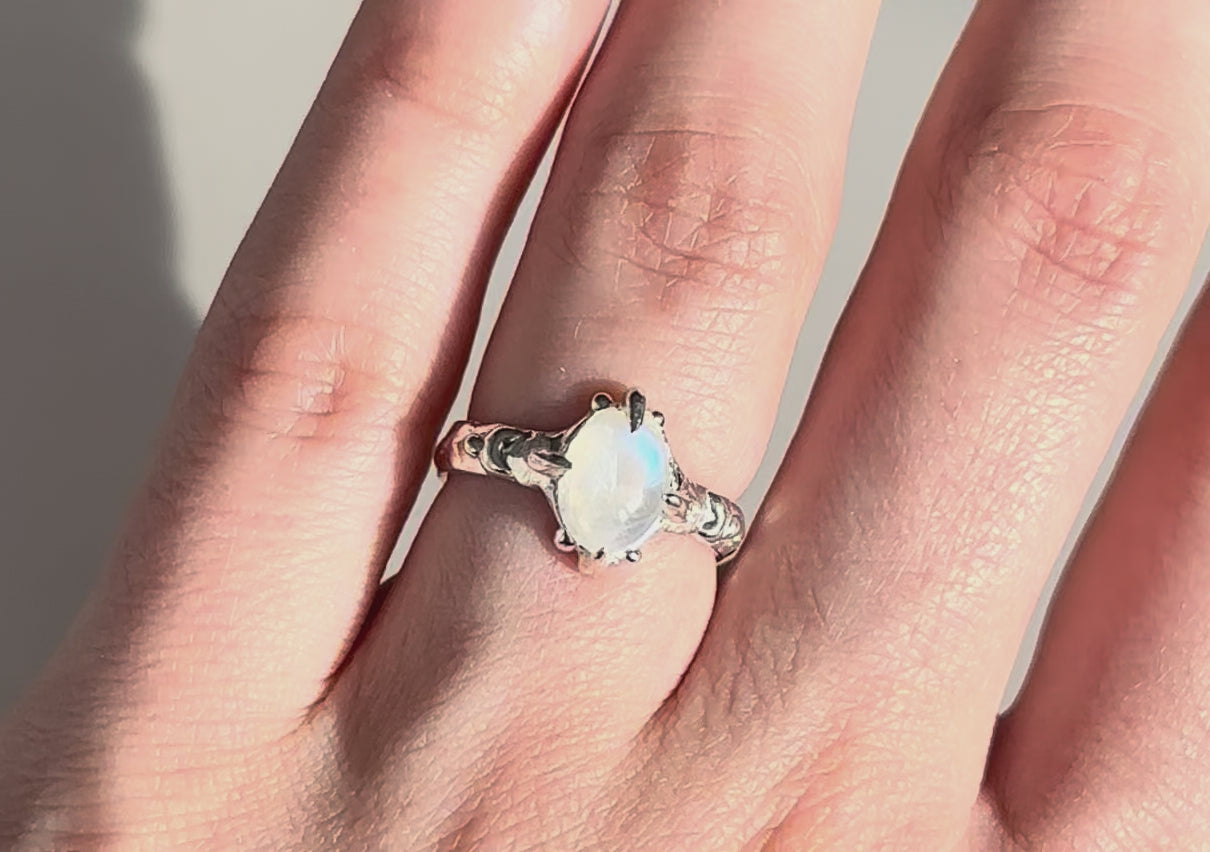 Moonstone ring