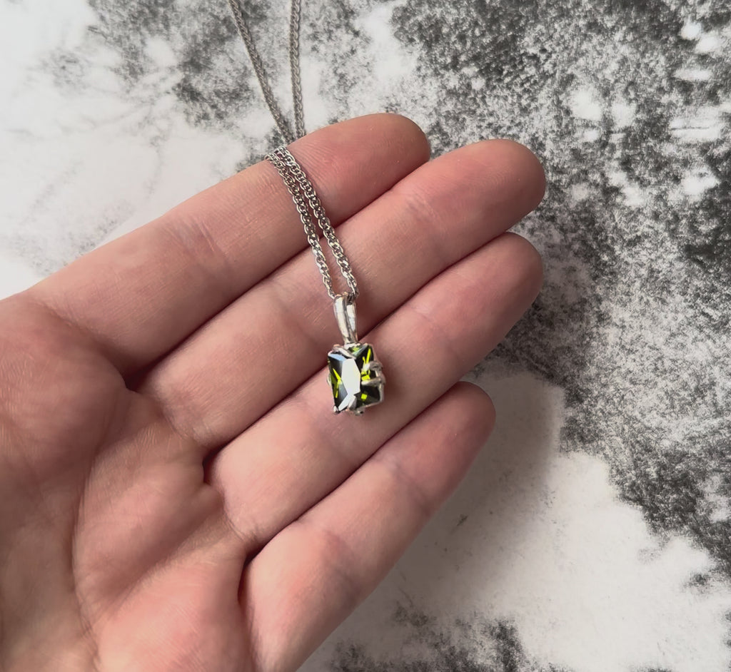 SP cubic zirconia pendant