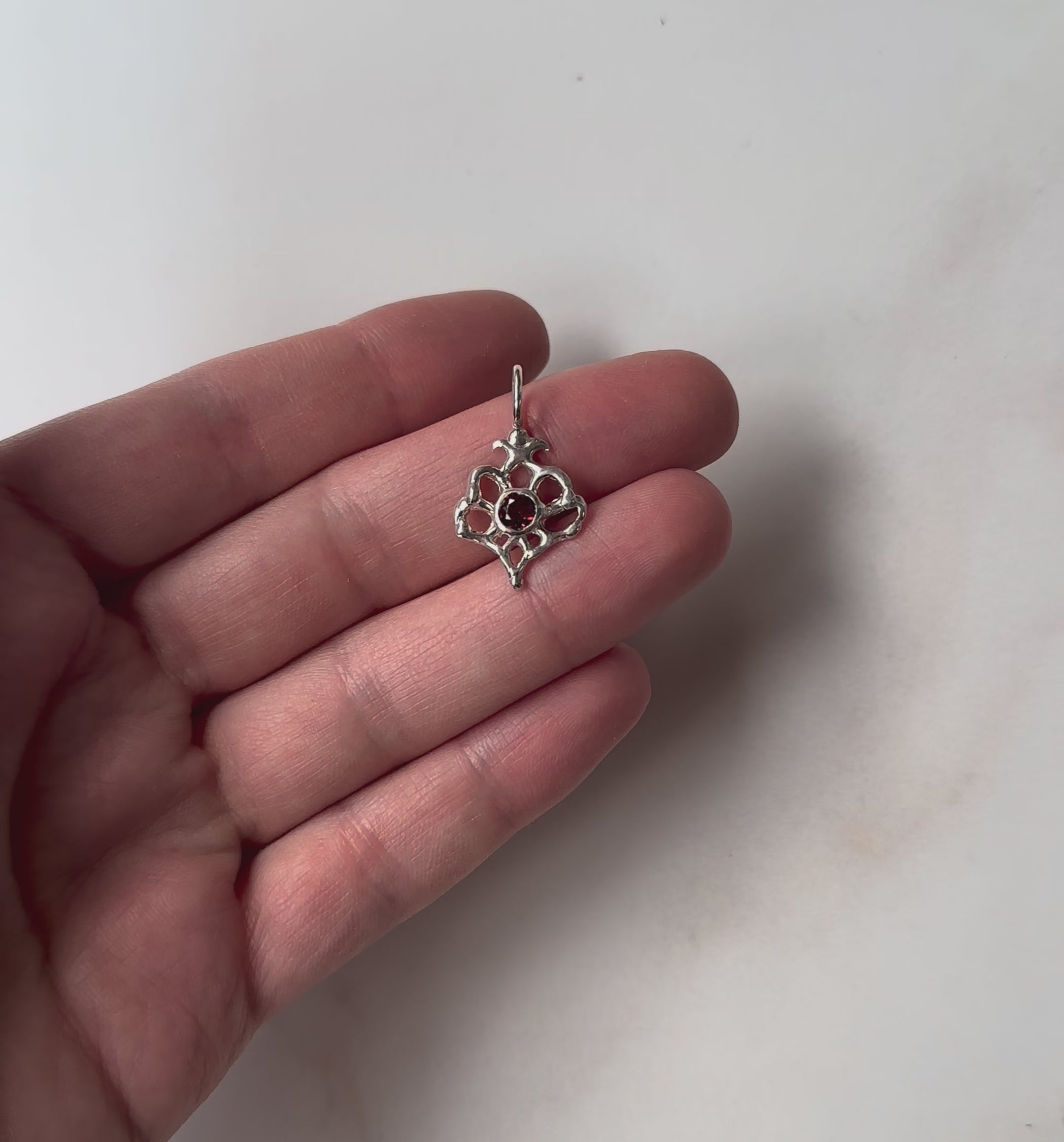 Garnet pendant