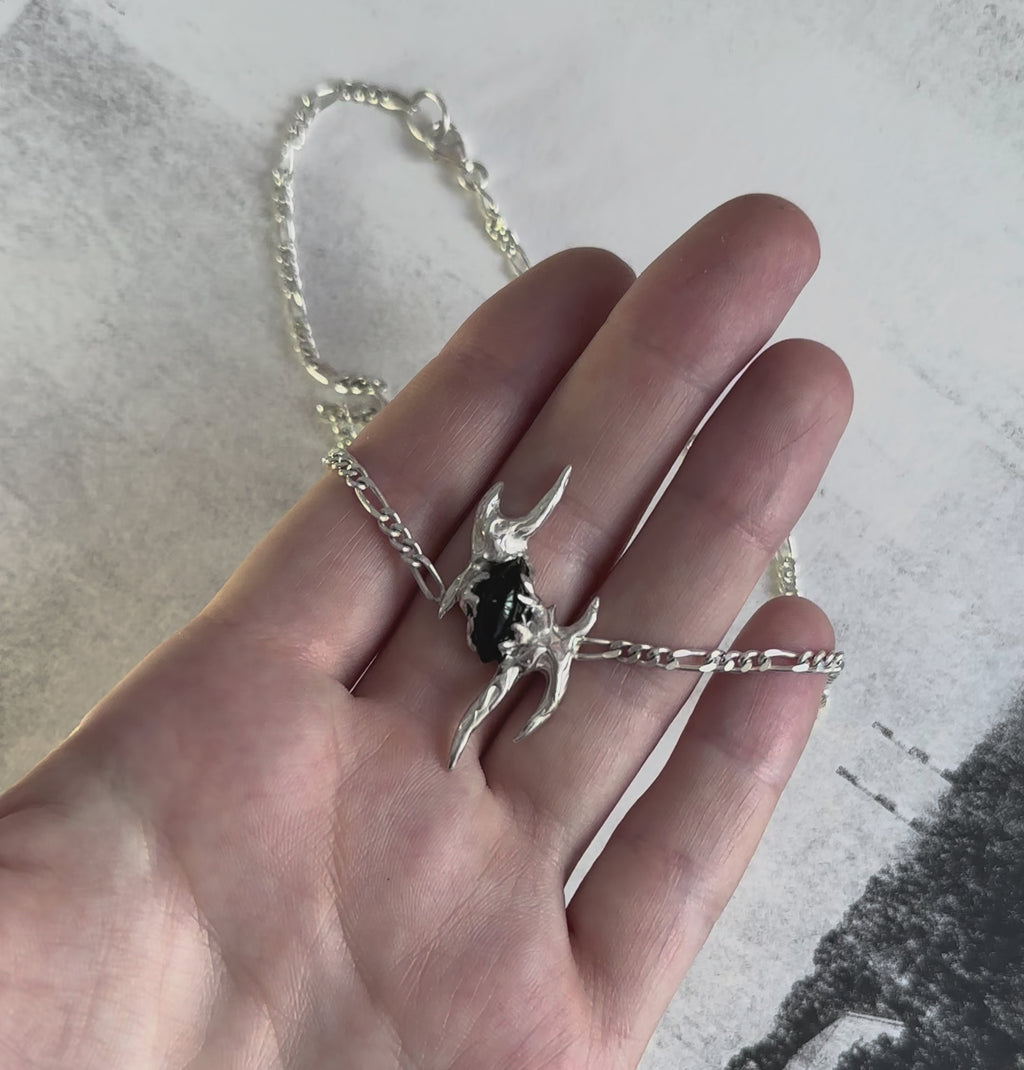 Black agate necklace